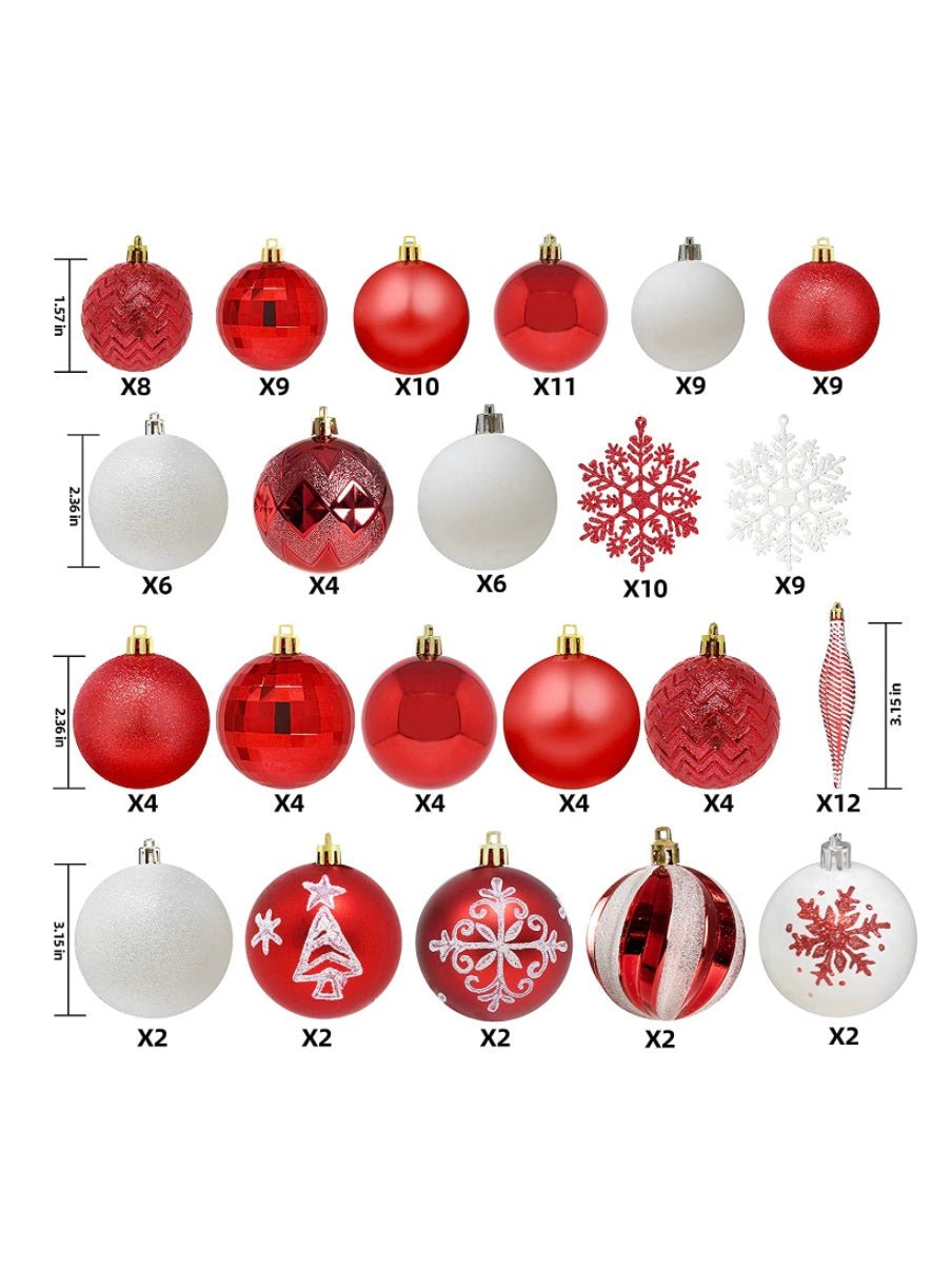 Pack of 133 Christmas candy ornaments - Wapas