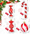 Pack of 24 pieces Christmas candy ornaments - Wapas