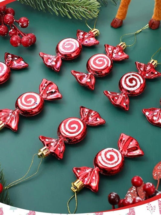 Pack of 6 Christmas candy ornaments - Wapas