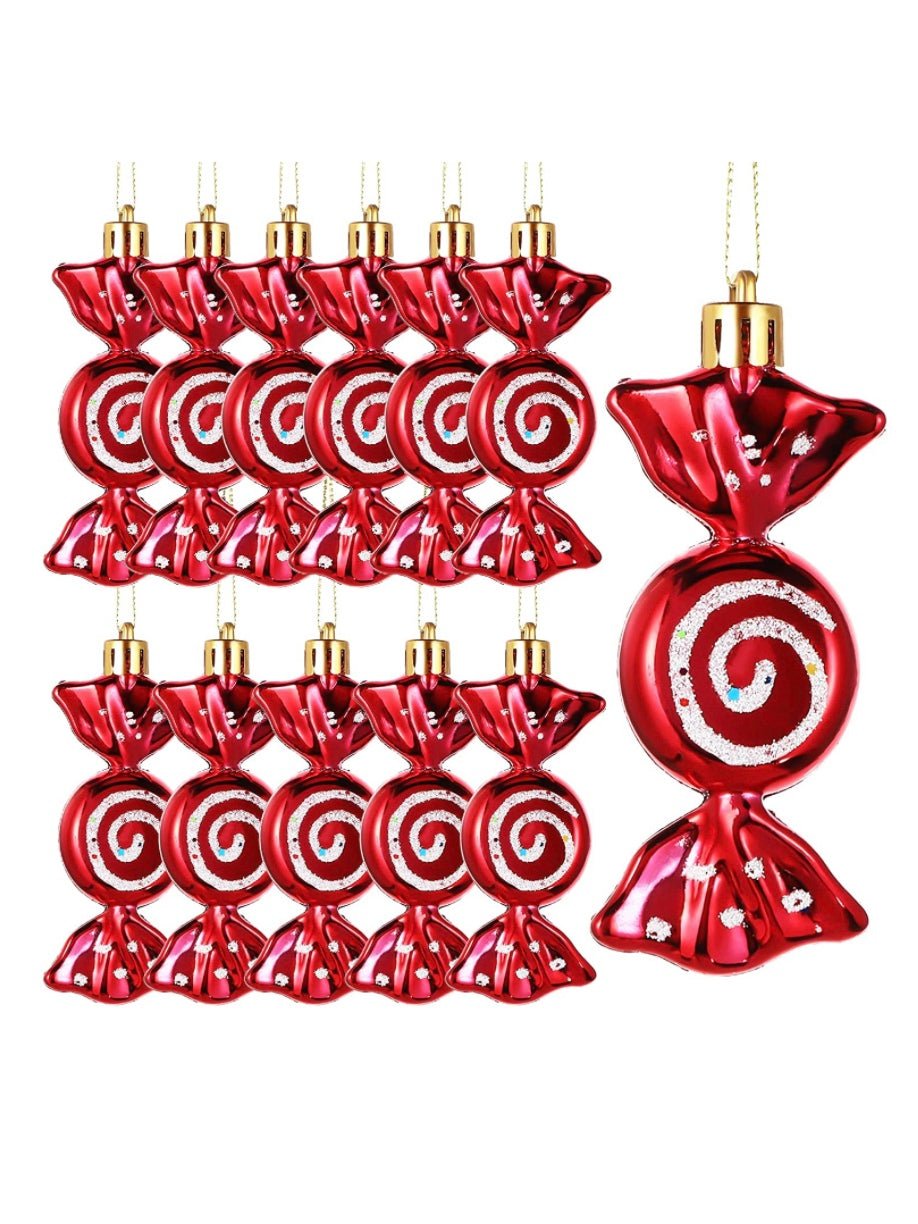 Pack of 6 Christmas candy ornaments - Wapas