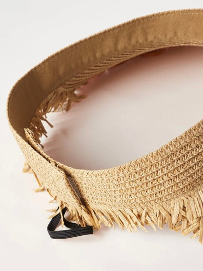 Paper beach straw sun hat visors - Wapas