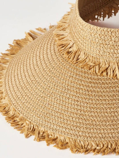 Paper beach straw sun hat visors - Wapas