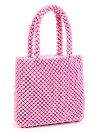 Pink pearls handbag - Wapas