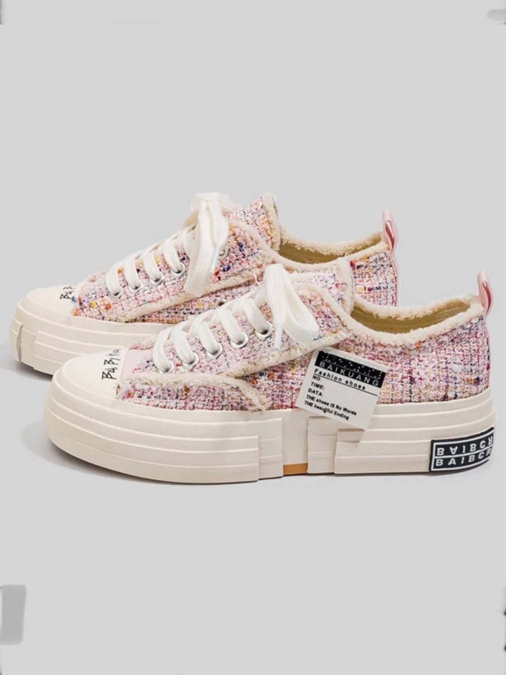 Pink platform sneakers - Wapas