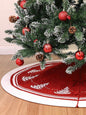 Reversible Christmas tree skirt - Wapas