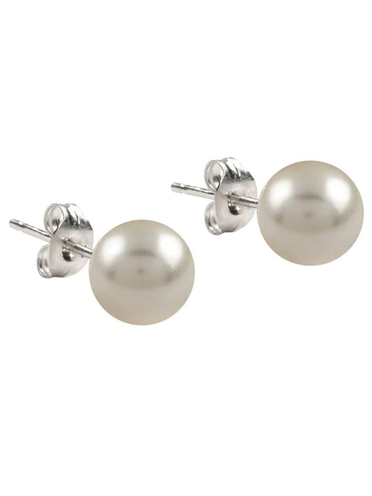 Round pearls earrings - Wapas