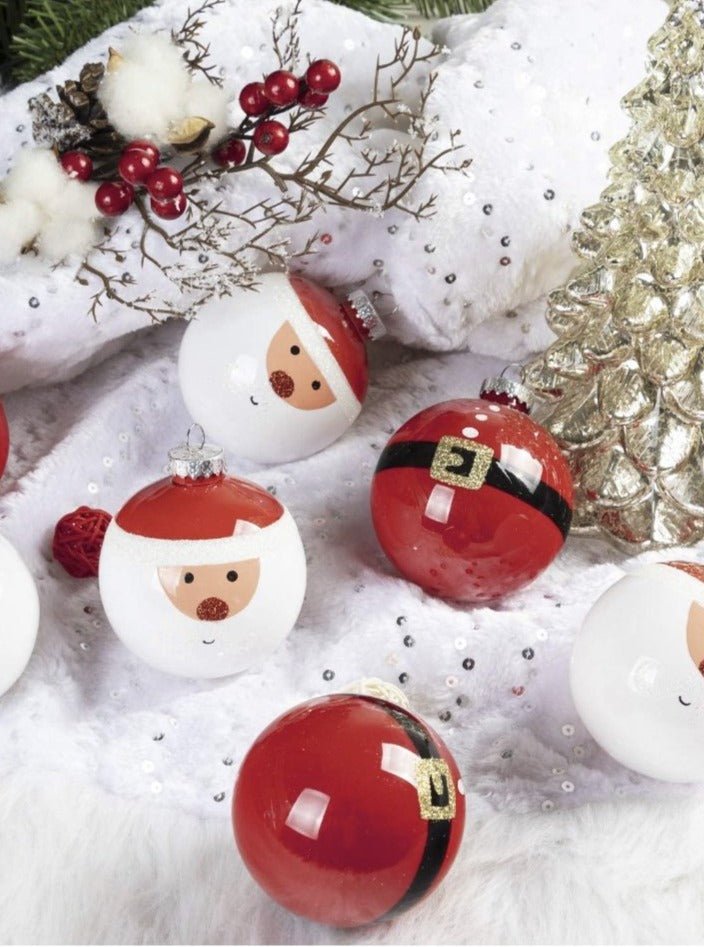 Santa Christmas ball ornaments - Wapas