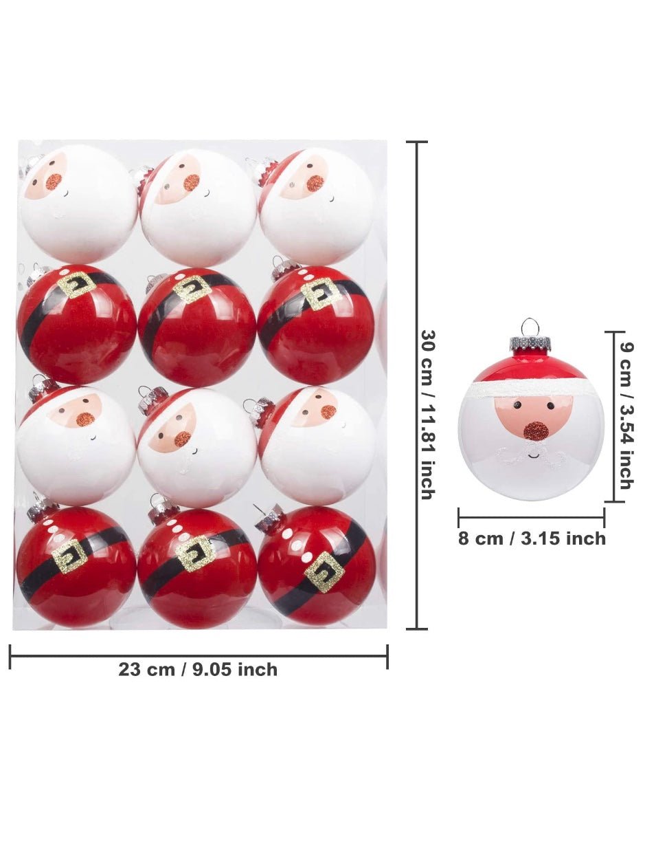 Santa Christmas ball ornaments - Wapas