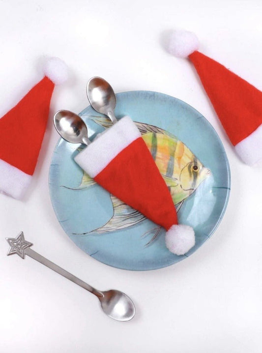 Santa mini hats. Cutlery cover. - Wapas