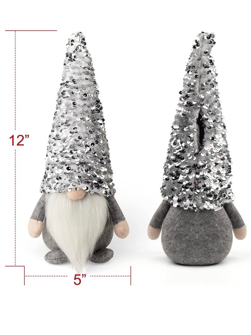 Sequins hat Santa gnome lights - Wapas