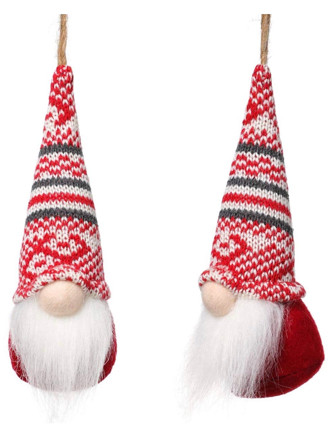 Set of 10 Santas Christmas ornaments - Wapas