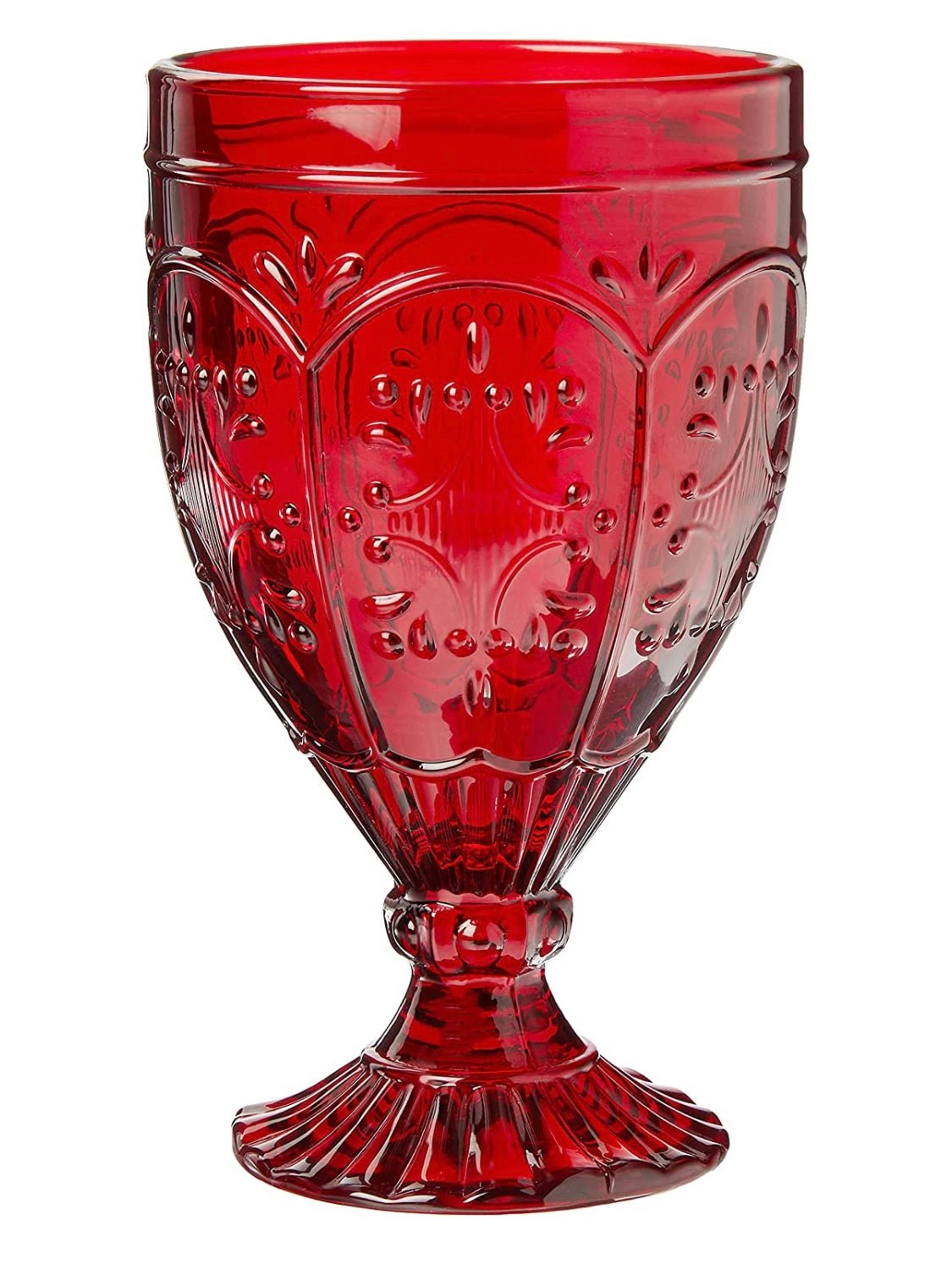 Set of 4 red glassware - Wapas