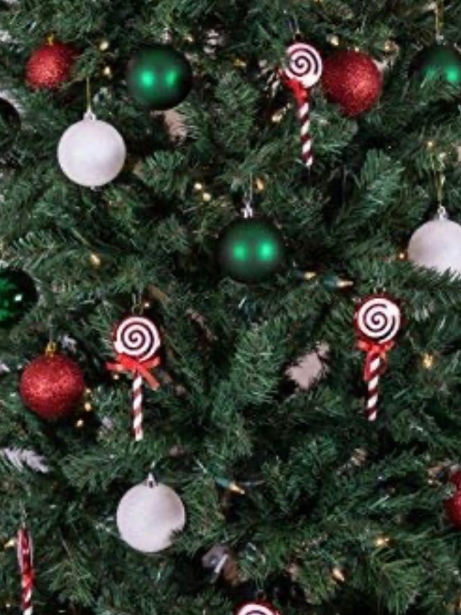 Set of 6 Christmas lollipops ornaments - Wapas