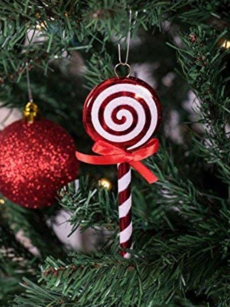 Set of 6 Christmas lollipops ornaments - Wapas