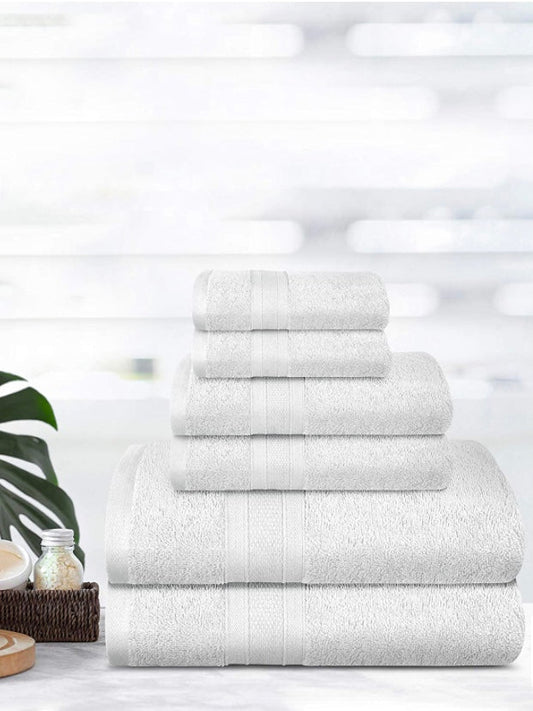 Set of 6. White towels - Wapas