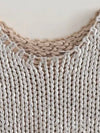Silver knitted top - Wapas
