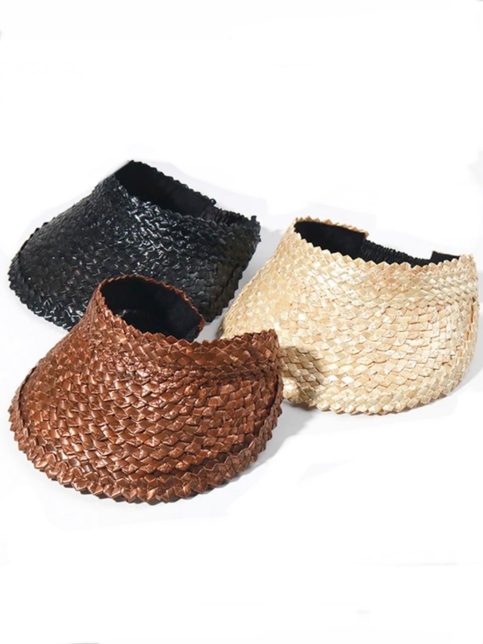 Straw beach sun hat visors - Wapas