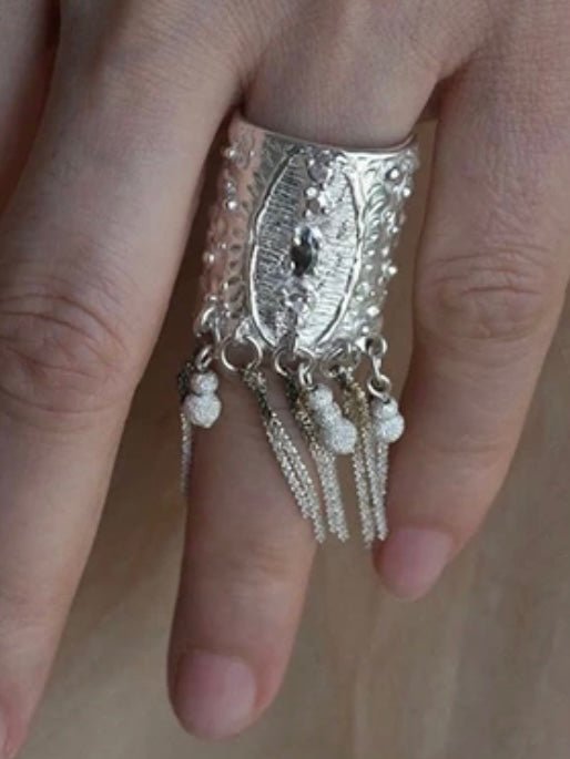 Tassels waterfall ring - Wapas