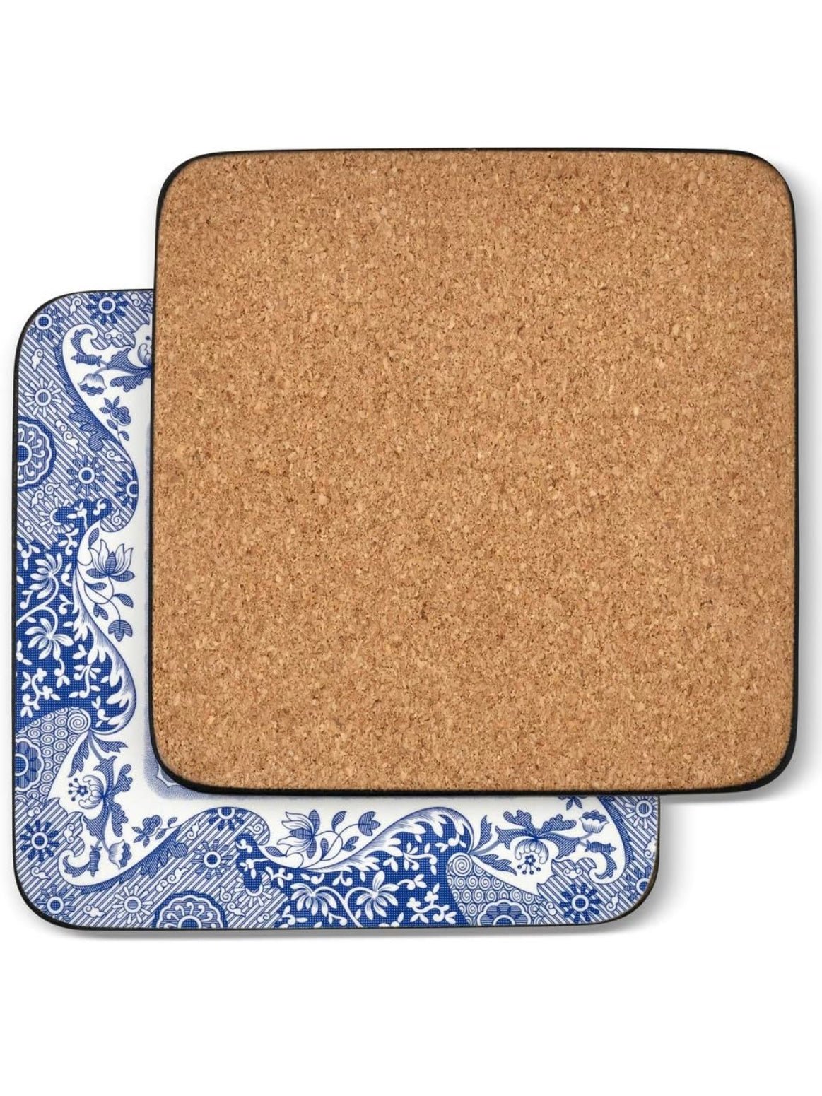 White and blue Italian collection coasters . Set of 4 - Wapas