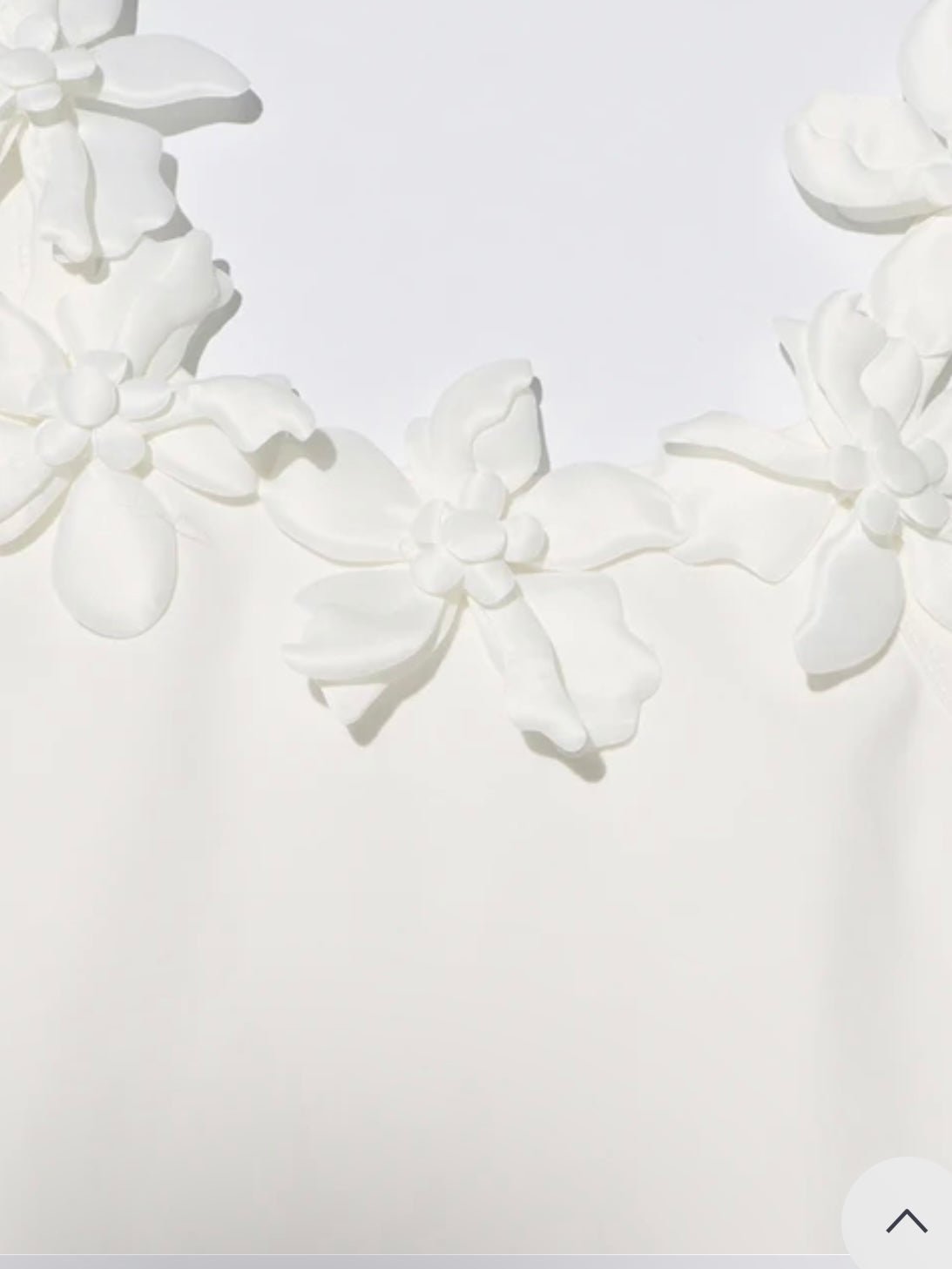 White flowers tank top - Wapas