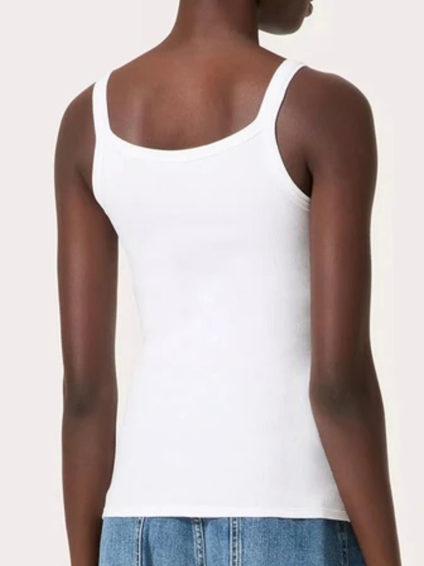 White flowers tank top - Wapas