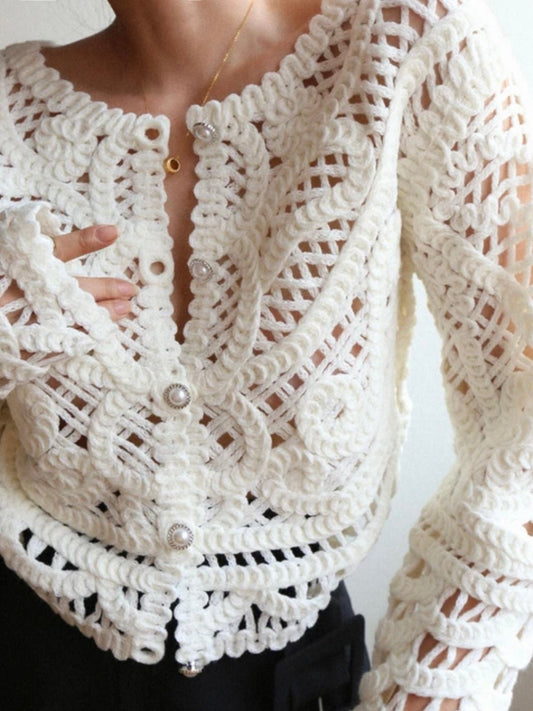 White knitted sweater - Wapas