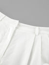 White set of 2 vest top and shorts pants - Wapas