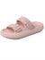 Pink 2 straps slides foam plastic sandals