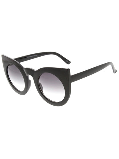Black round cat sunglasses
