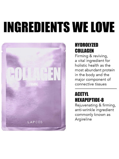 Facial collagen hydrate masks