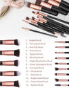 Makeup brushes kit
