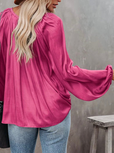 Wapas fuchsia top