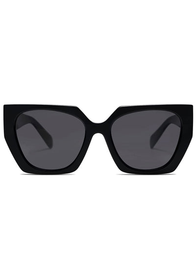 Black big square sunglasses