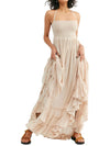Beige maxi dress