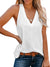 T-shirt white sleeveless top