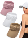 Sun hat knitted visors