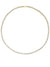 Gold luxury tennis necklace