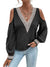 Black off shoulders blouse top
