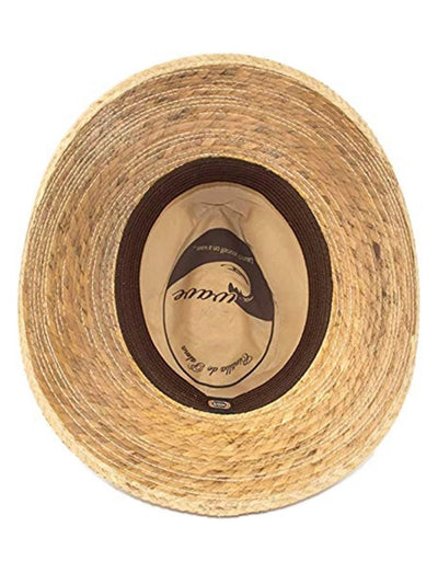 Natural palm leaf straw hat