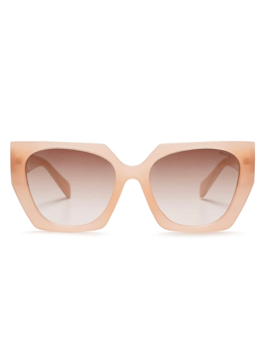 Pink big square sunglasses