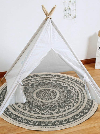 Round mandala rug