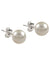 Round pearls earrings