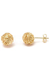 Gold balls earrings