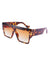 Brown square sunglasses