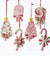 Pack of 12 peppermint Christmas candy ornaments