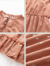 Rose champagne short dress