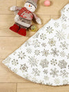 White Christmas tree skirt