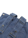 Light blue denim jumper overall