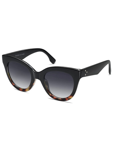 Black tortuga square sunglasses