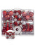 Pack of 82 Christmas candy ornaments